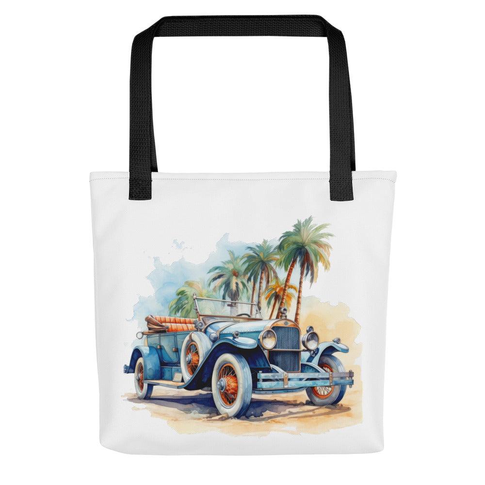 Watercolor 20s Roadster Tote bag