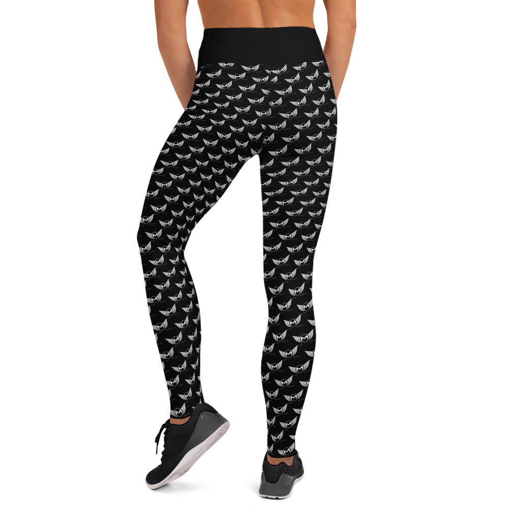 Miles Trough Time Logo Yoga Leggings