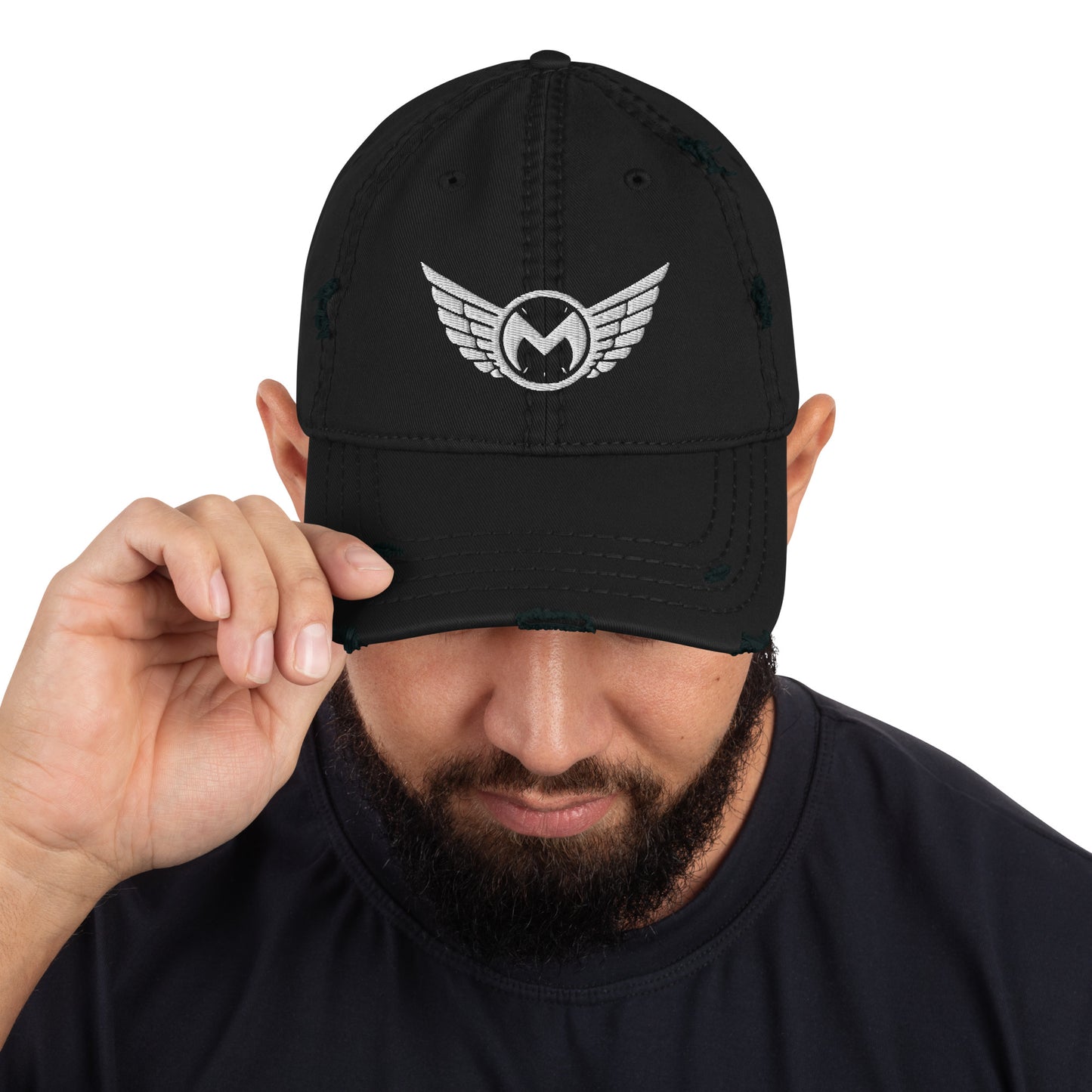 Miles Through Time Logo Distressed Dad Hat