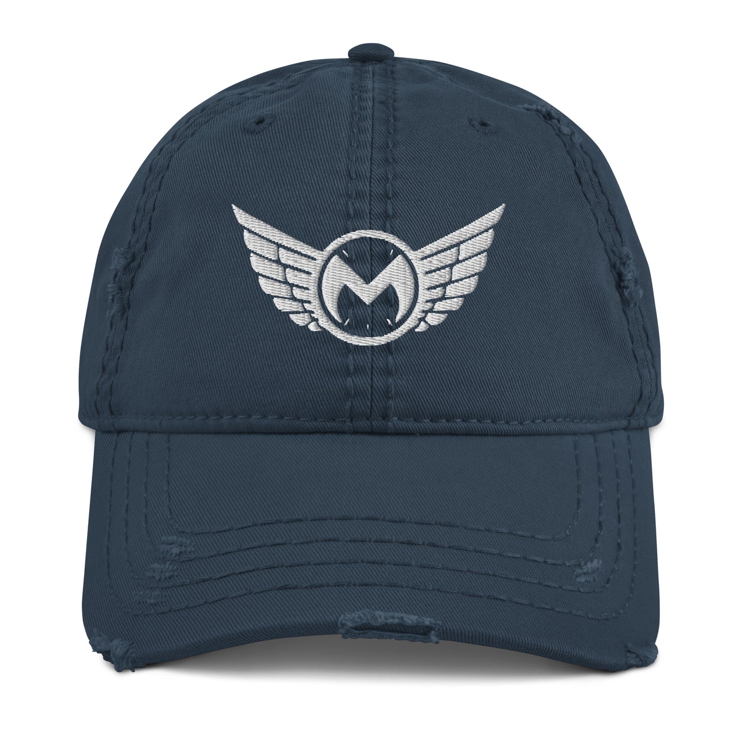 Miles Through Time Logo Distressed Dad Hat