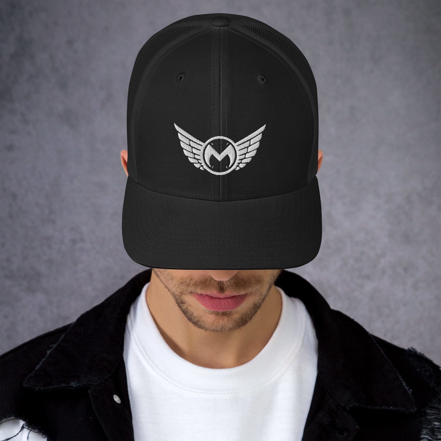 Miles Through Time Logo Trucker Cap