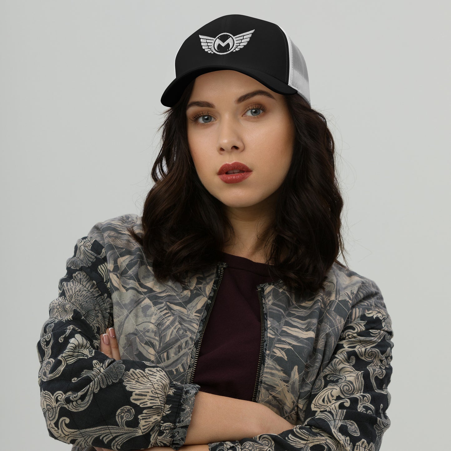 Miles Through Time Logo Trucker Cap