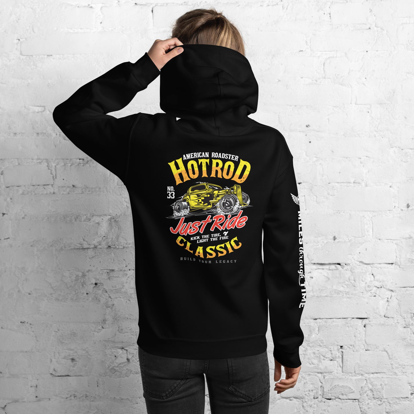 Hotrod Just Ride Unisex Hoodie