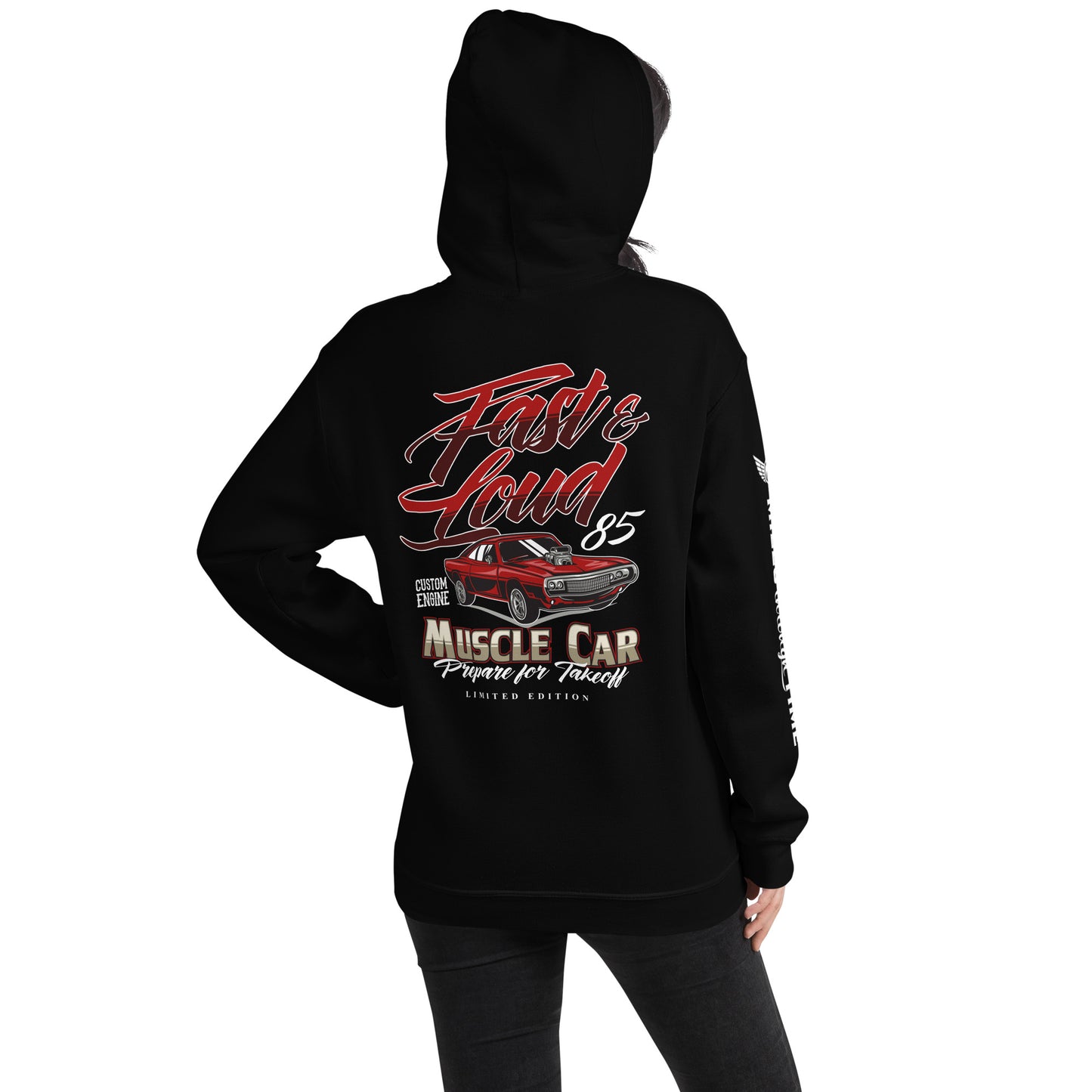 Fast and Loud Muscle Car Unisex Hoodie