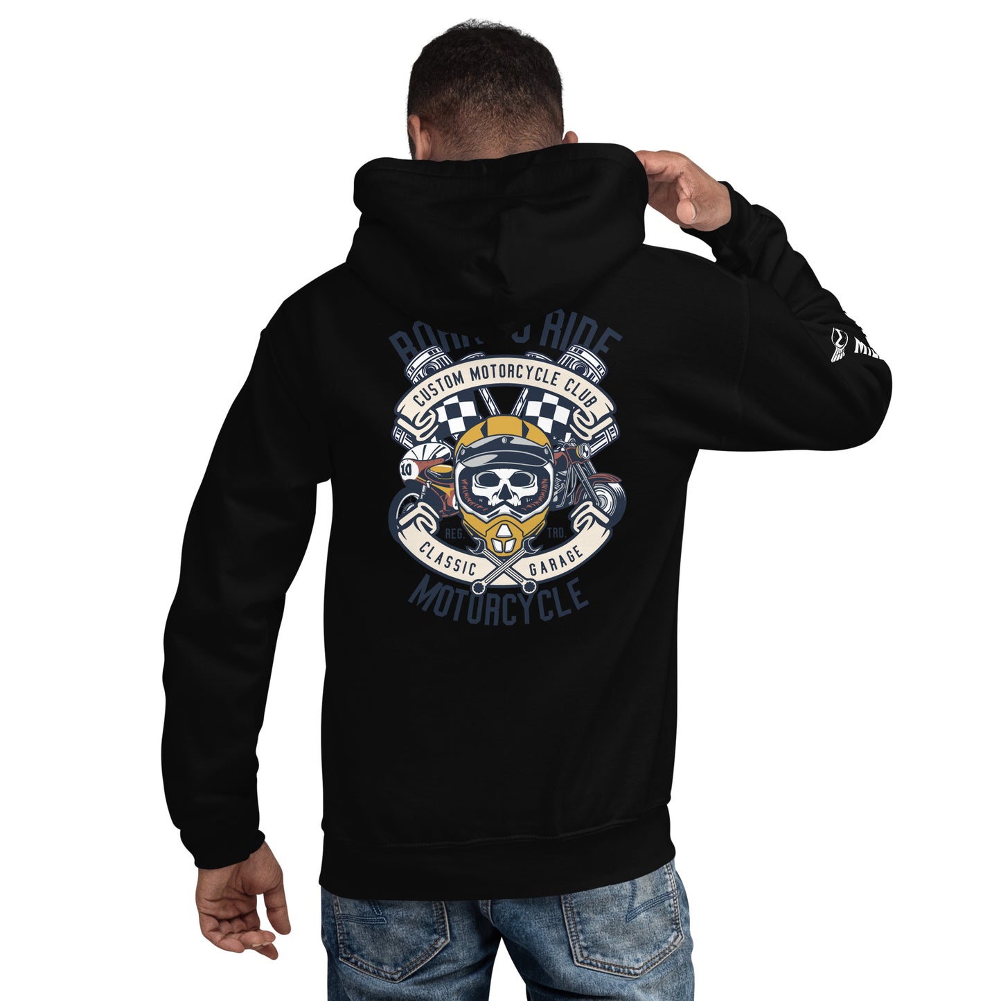 Born to Ride Motorcycle Unisex Hoodie