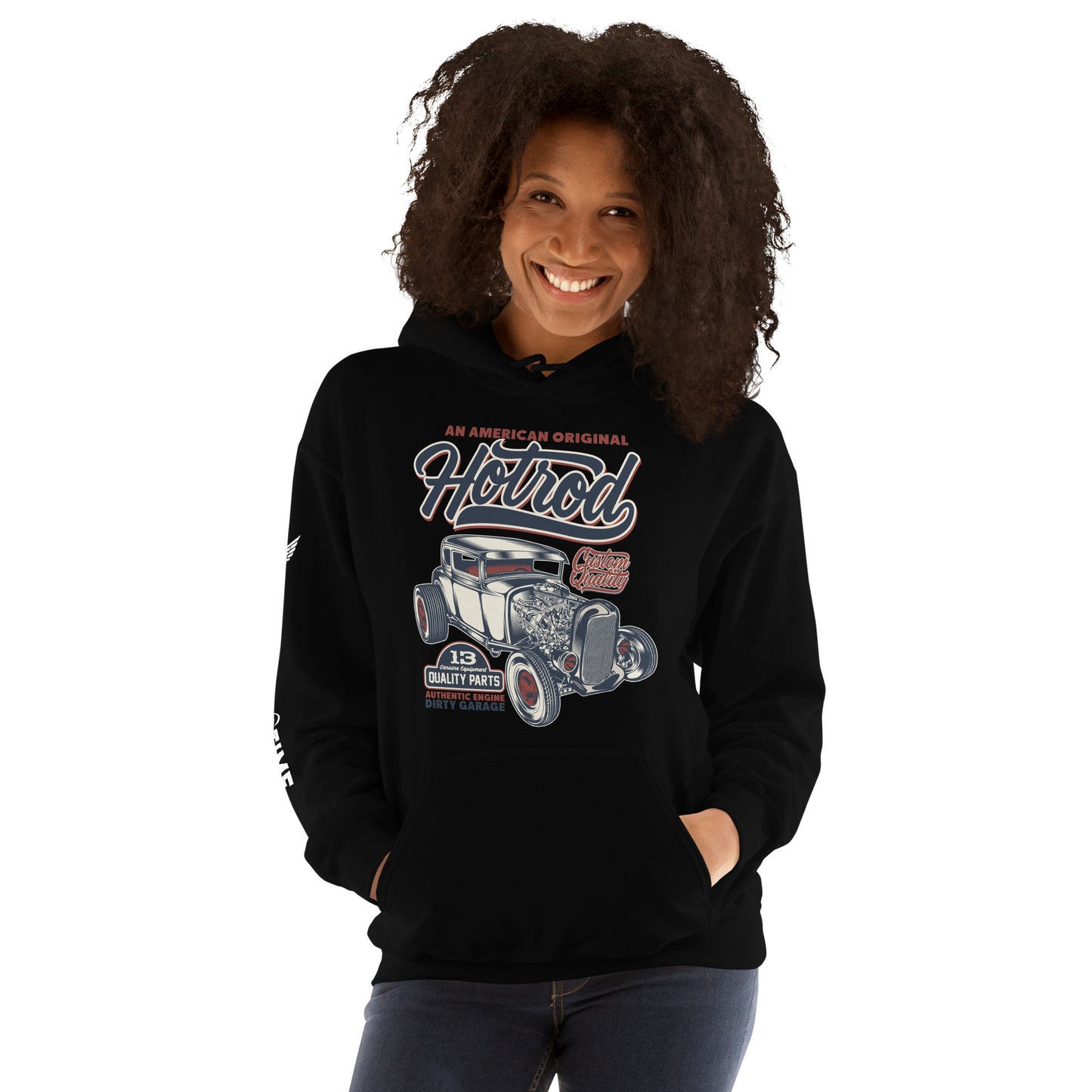 An American Original Hot Rod Unisex Hoodie
