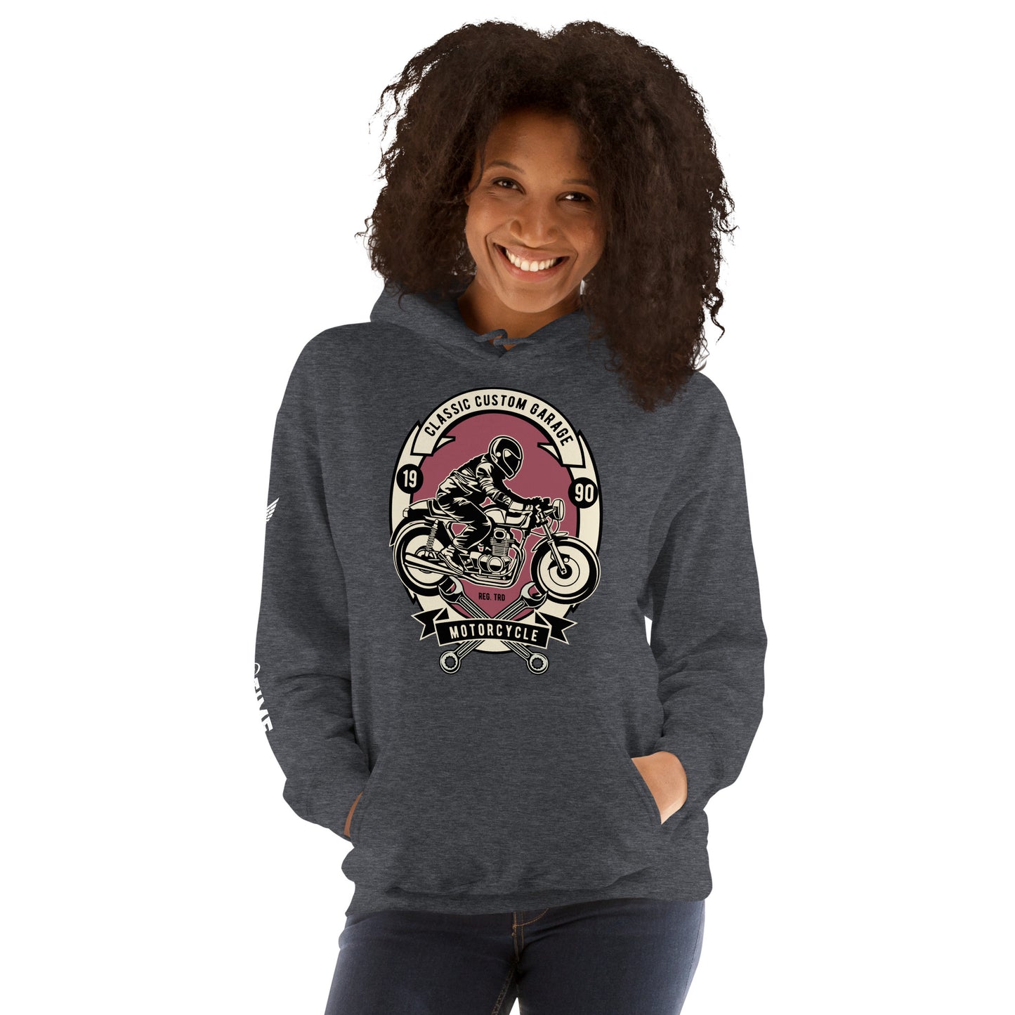 Custom Motorcycle Unisex Hoodie