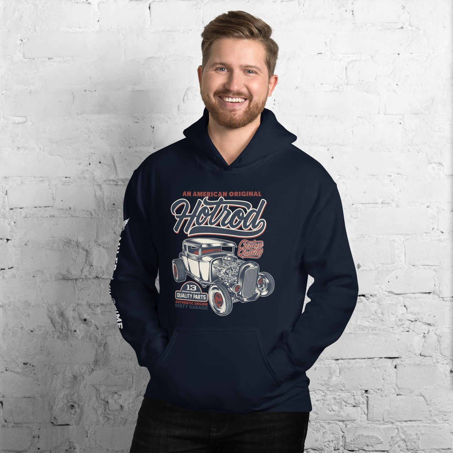 An American Original Hot Rod Unisex Hoodie