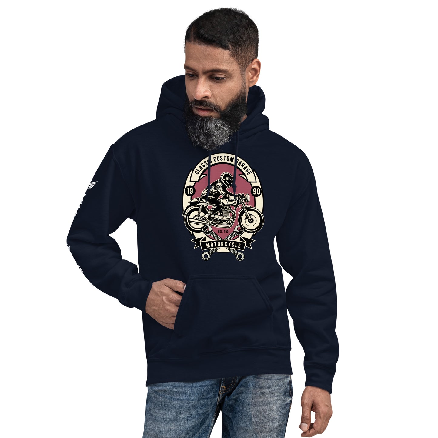 Custom Motorcycle Unisex Hoodie