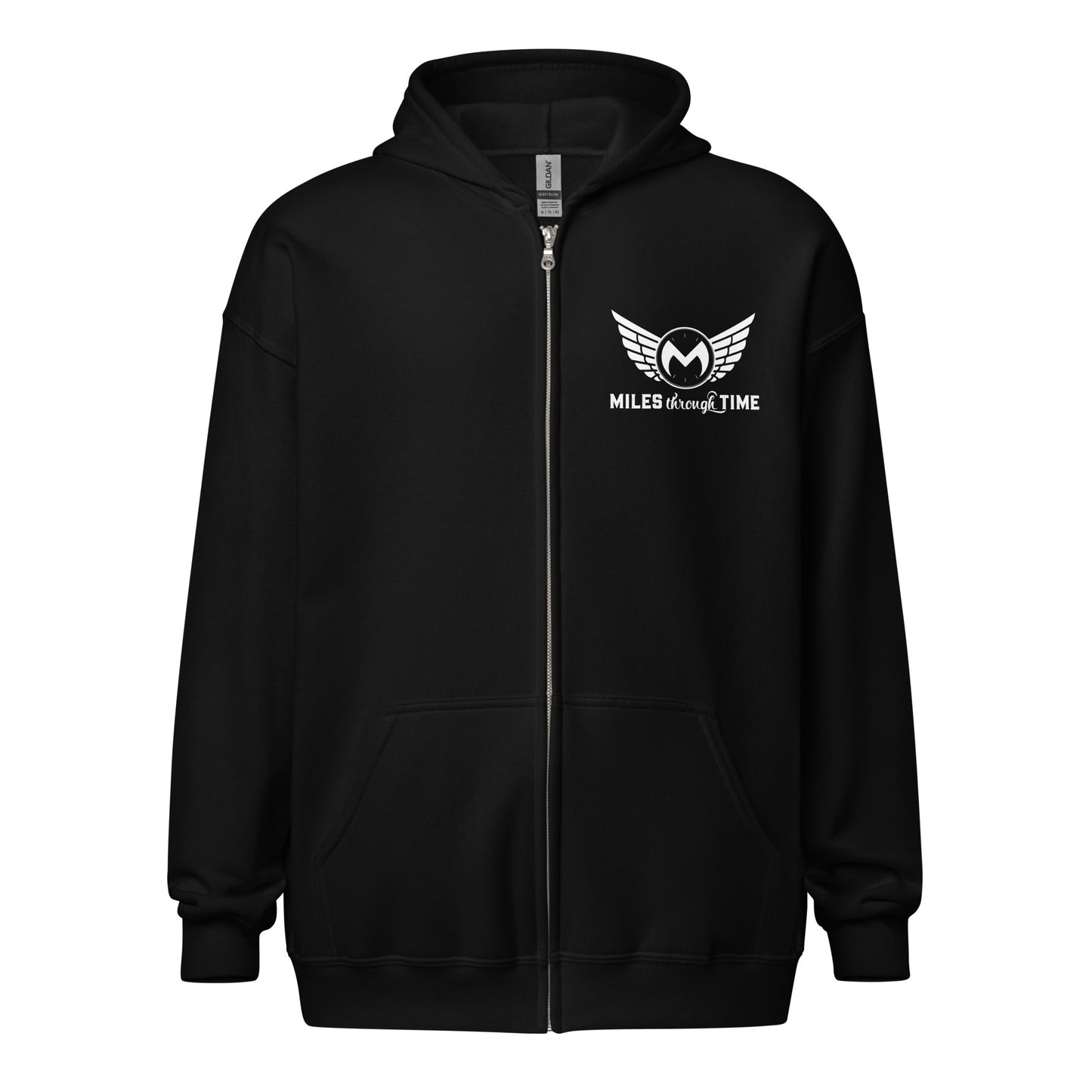 Classic Miles Through Time Unisex heavy blend zip hoodie