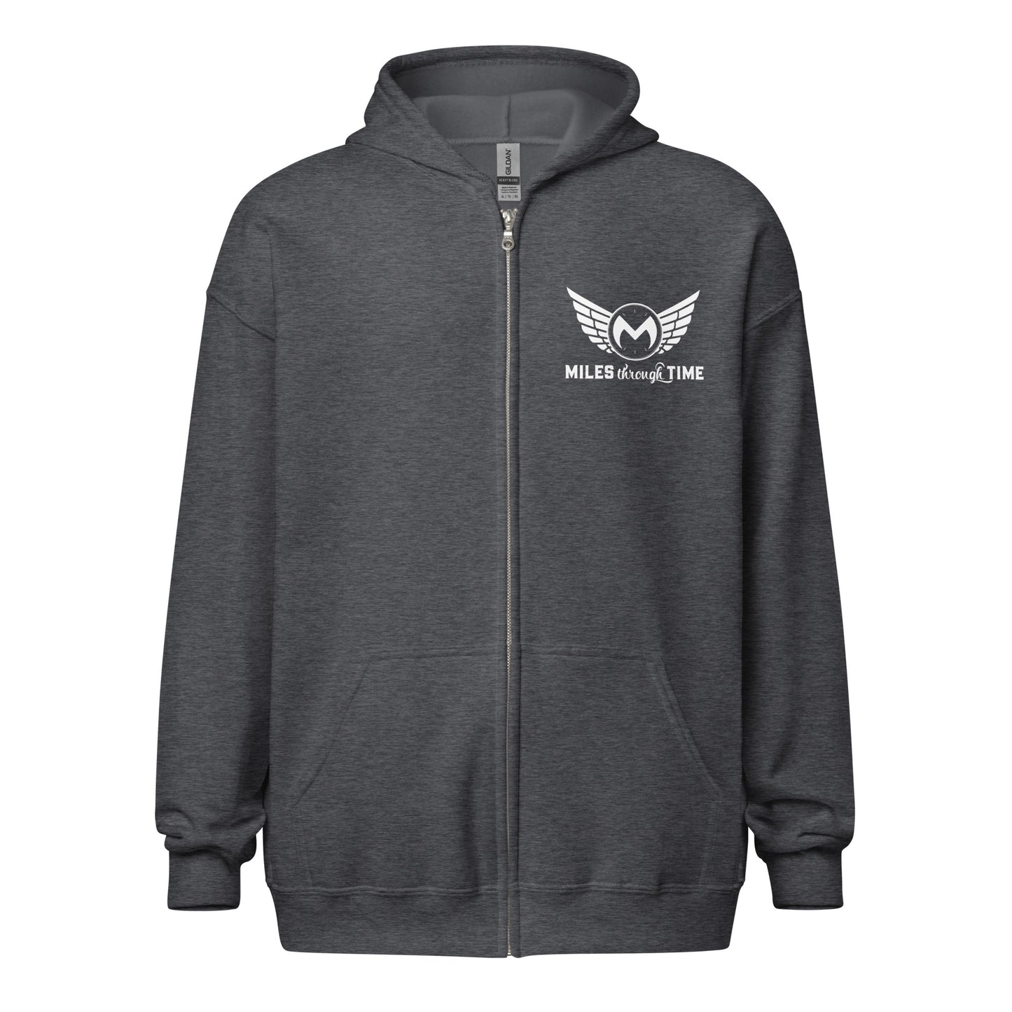 Classic Miles Through Time Unisex heavy blend zip hoodie