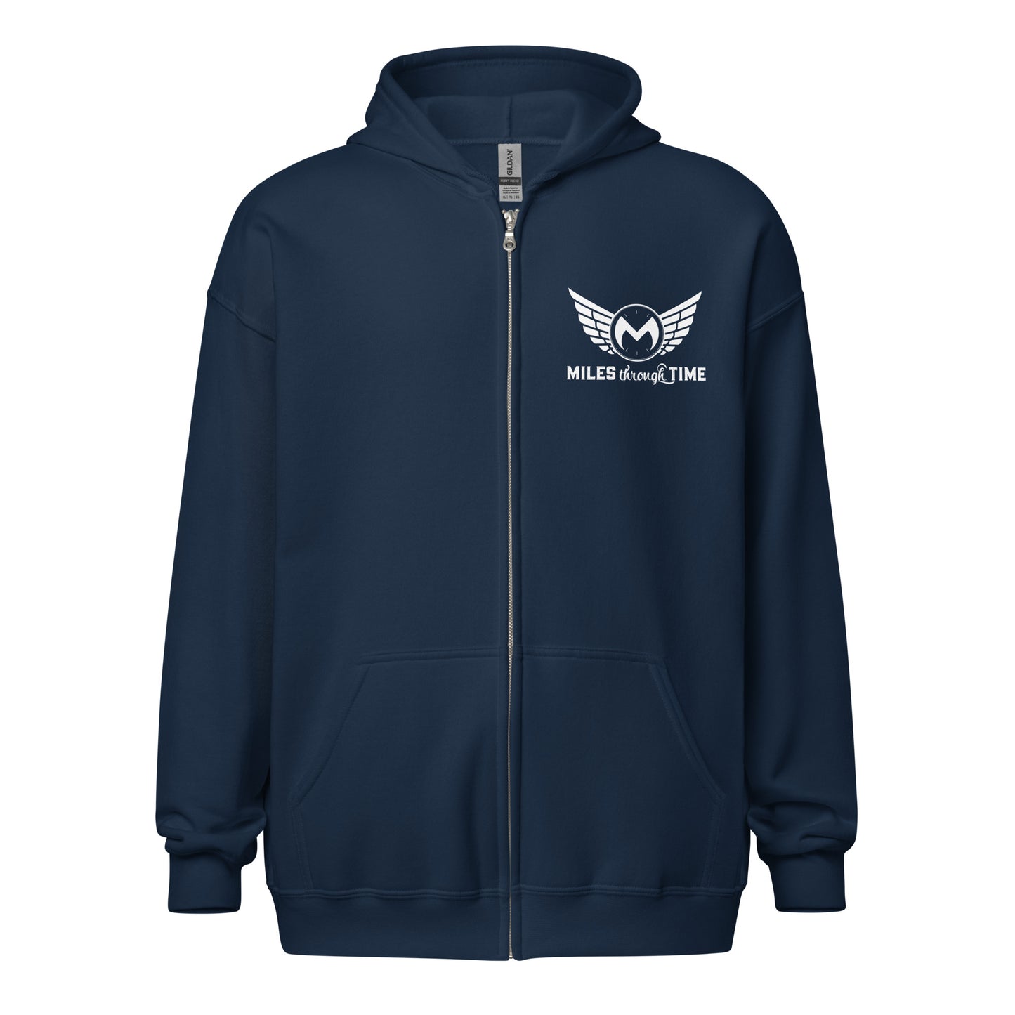 Classic Miles Through Time Unisex heavy blend zip hoodie