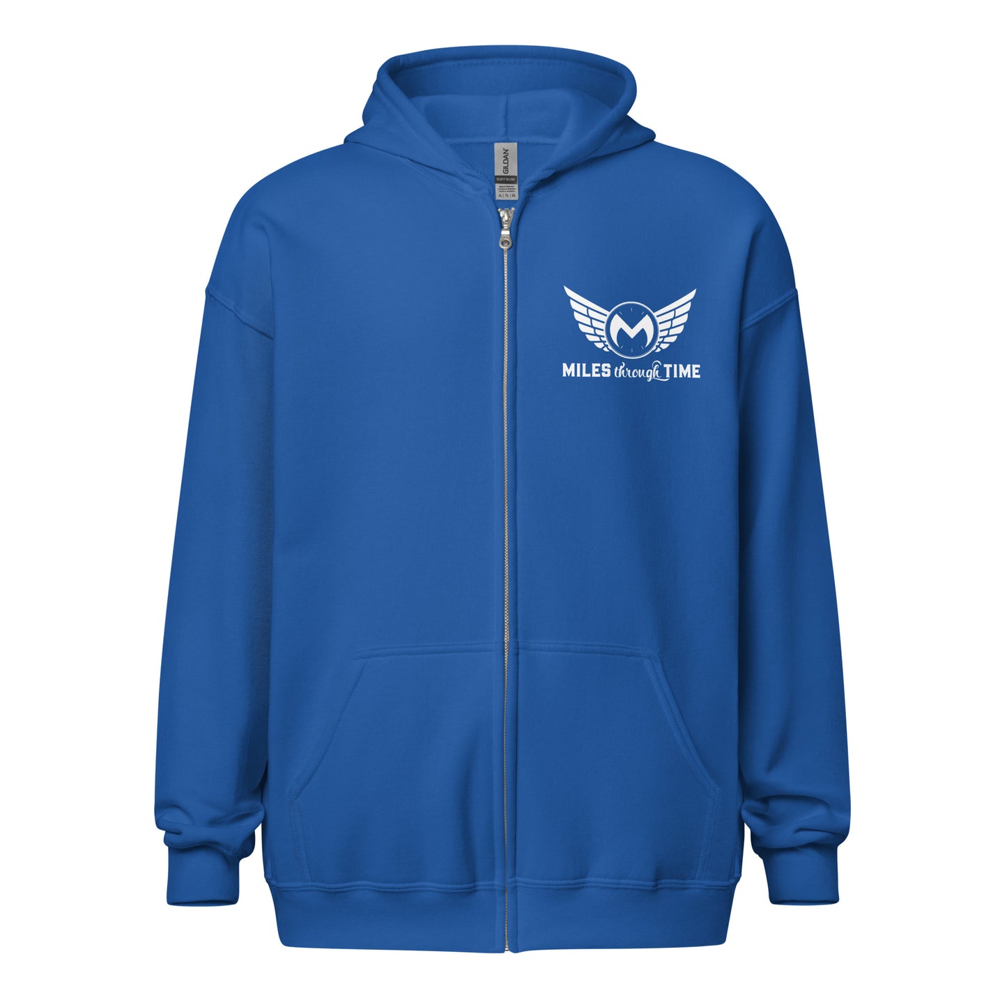 Classic Miles Through Time Unisex heavy blend zip hoodie