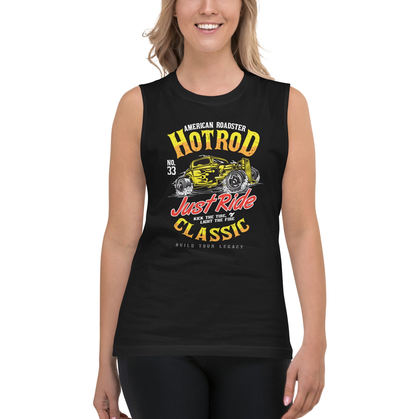 Hot Rod Just Ride Muscle Shirt