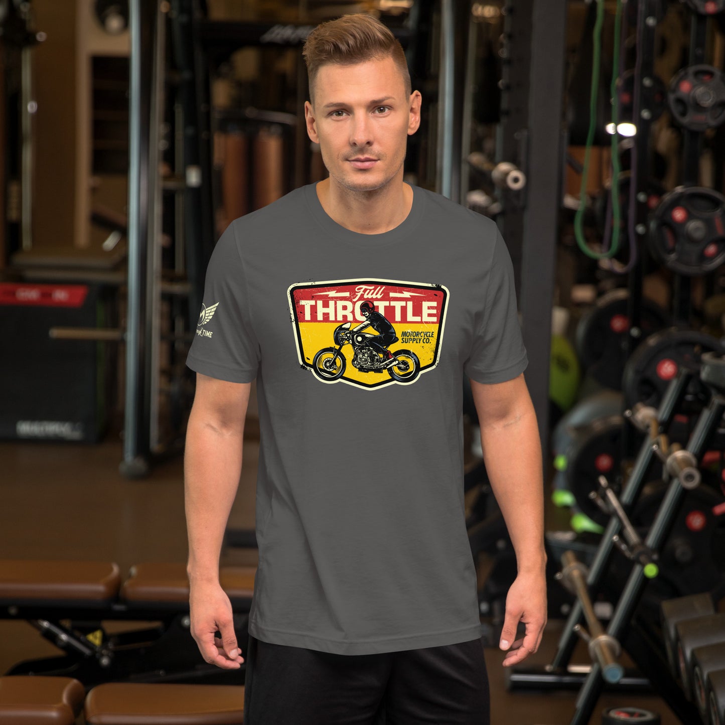 Full Throttle Motorcycle Unisex t-shirt