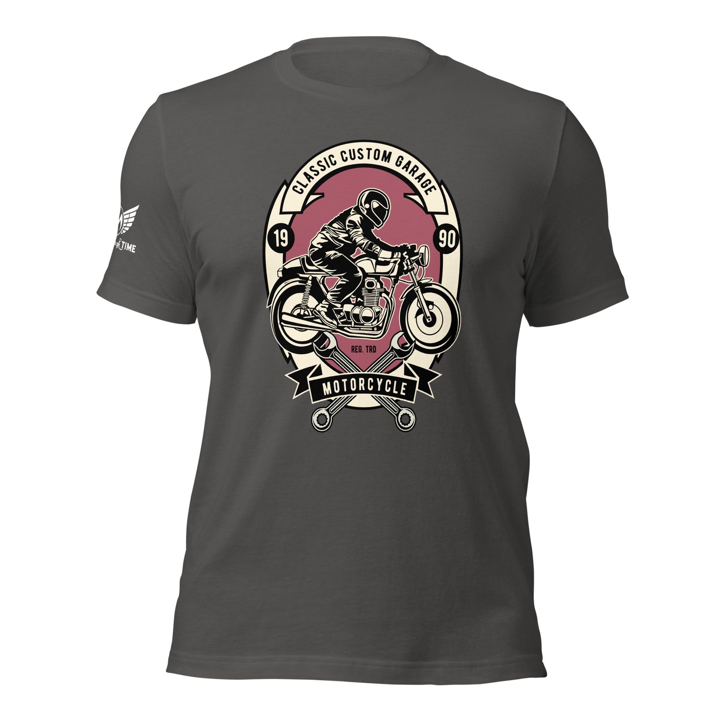 Custom Garage Motorcycle Unisex t-shirt