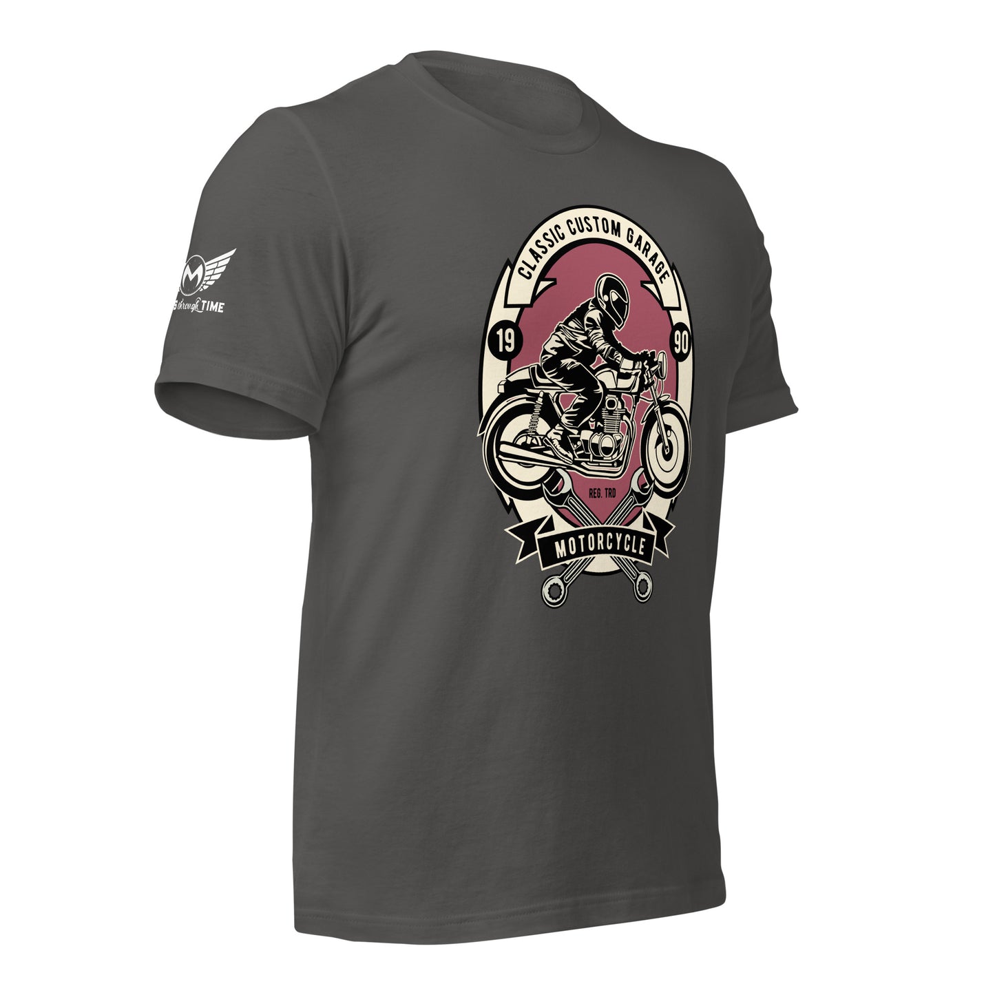 Custom Garage Motorcycle Unisex t-shirt