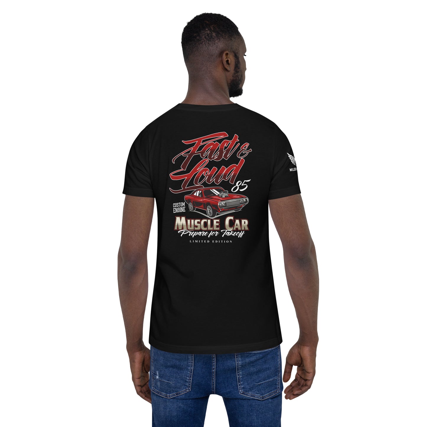 Fast & Loud Muscle Car Unisex t-shirt