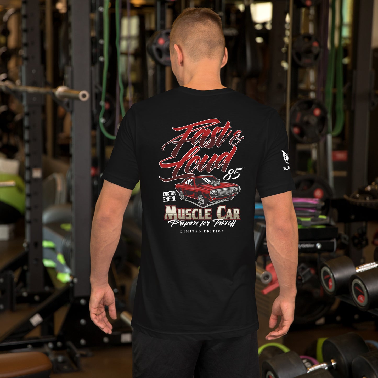 Fast & Loud Muscle Car Unisex t-shirt
