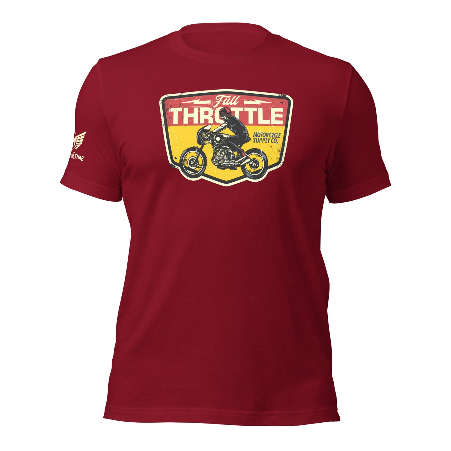 Full Throttle Motorcycle Unisex t-shirt
