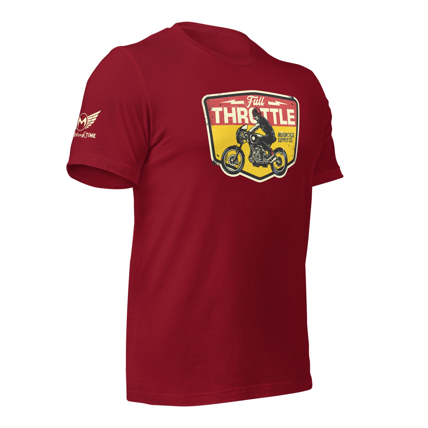Full Throttle Motorcycle Unisex t-shirt