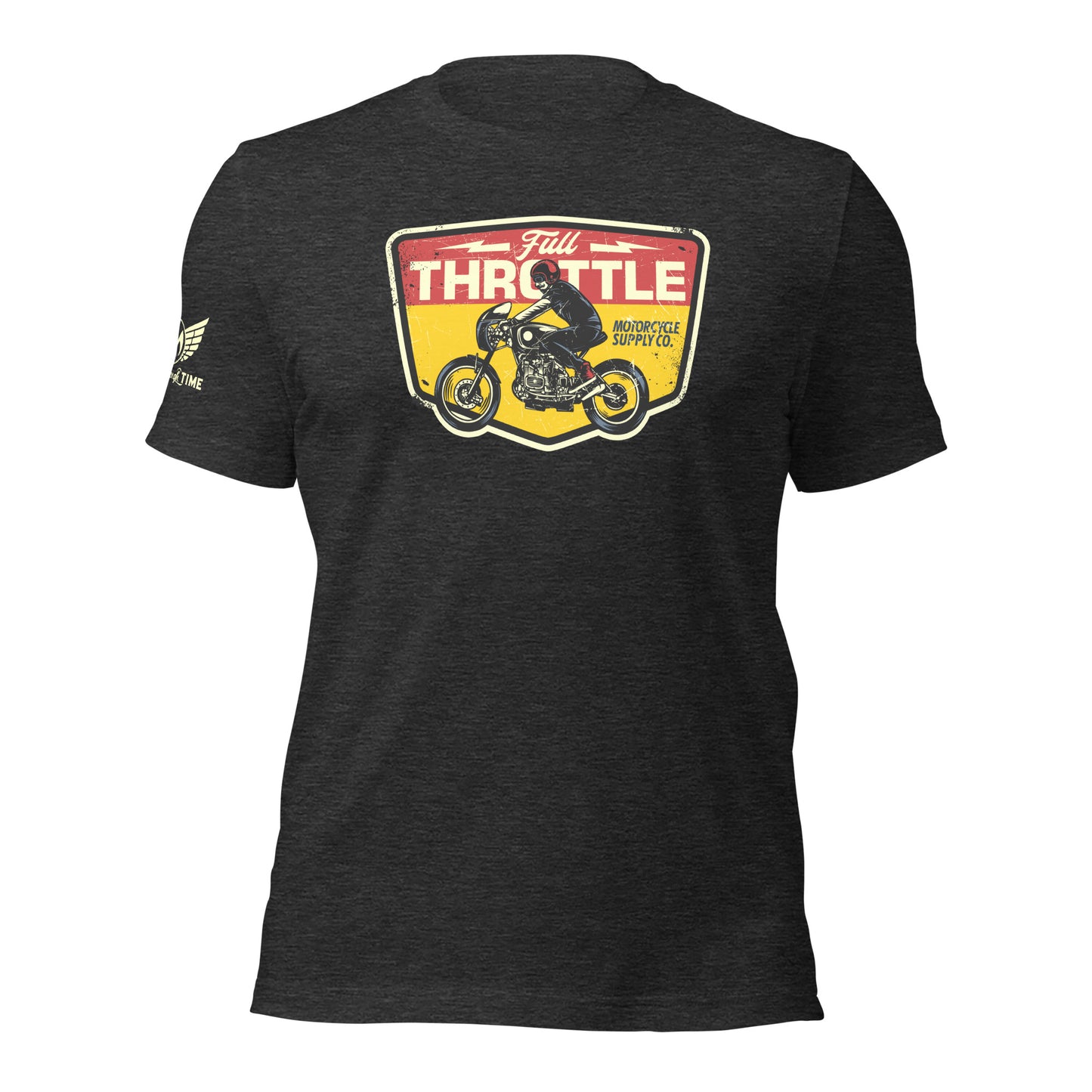 Full Throttle Motorcycle Unisex t-shirt