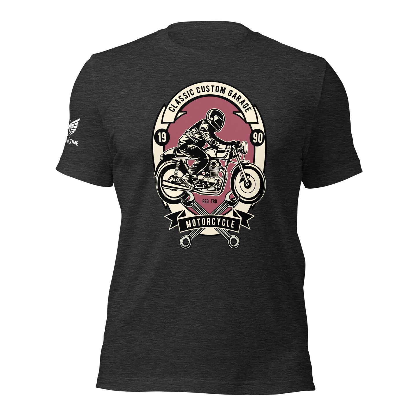 Custom Garage Motorcycle Unisex t-shirt