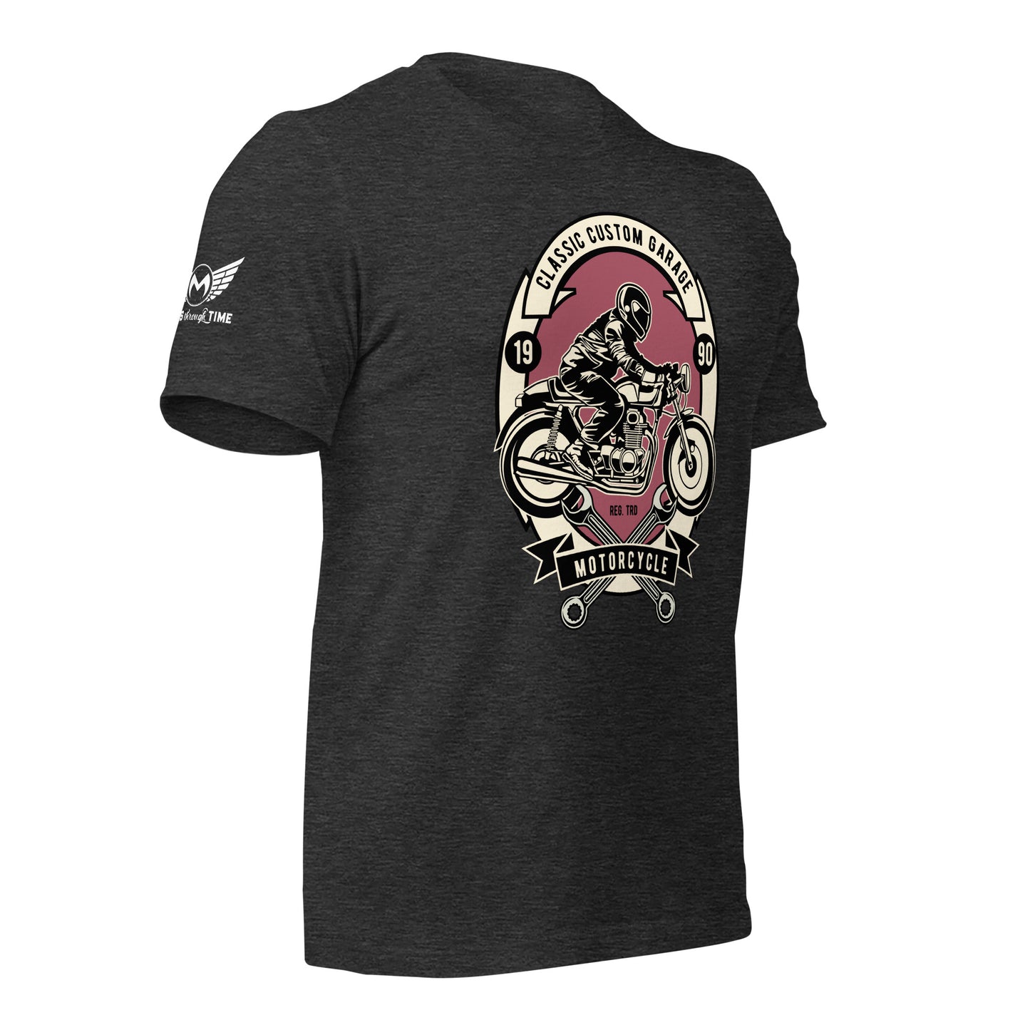 Custom Garage Motorcycle Unisex t-shirt