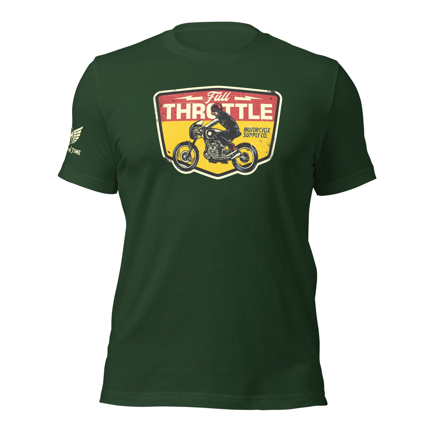 Full Throttle Motorcycle Unisex t-shirt