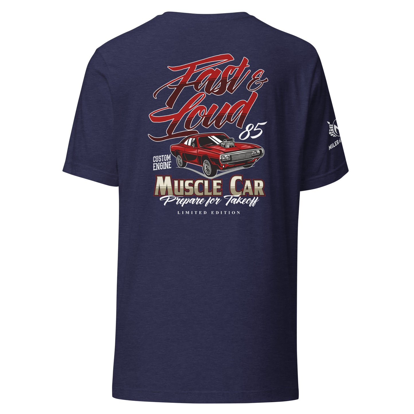 Fast & Loud Muscle Car Unisex t-shirt