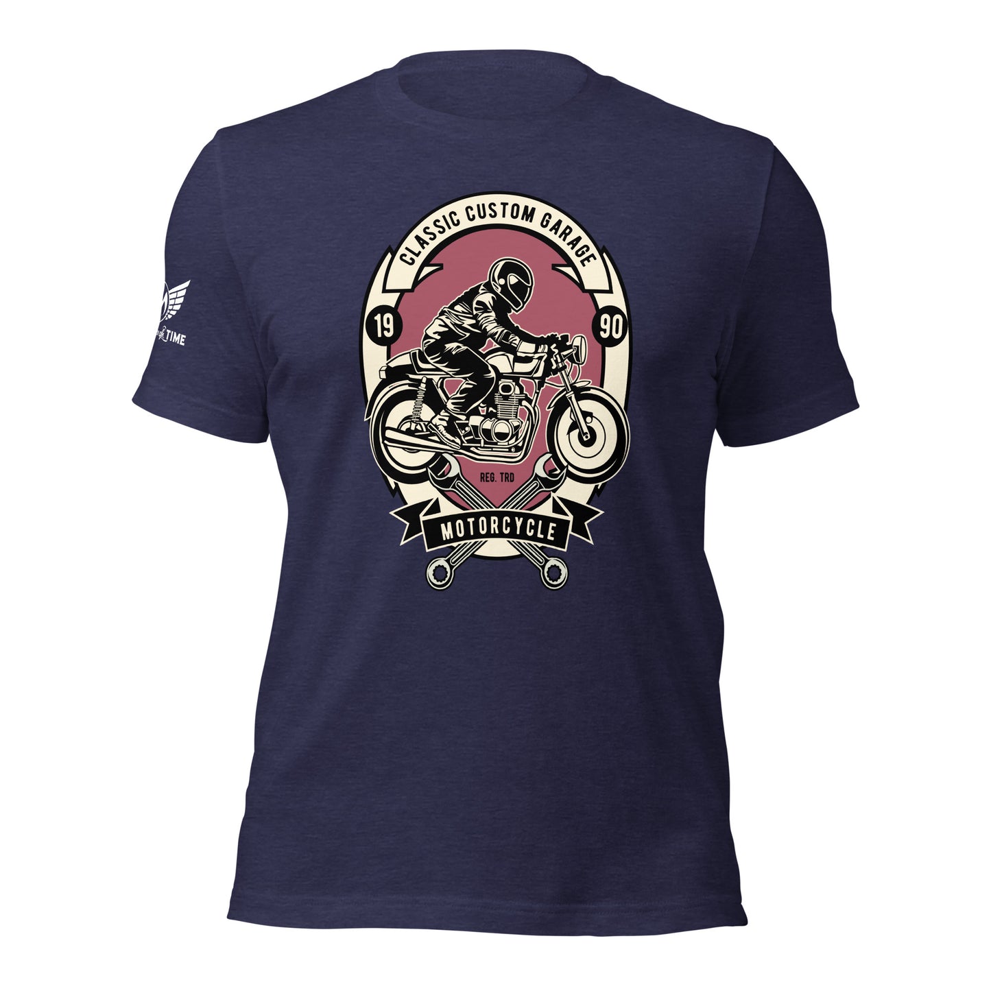 Custom Garage Motorcycle Unisex t-shirt
