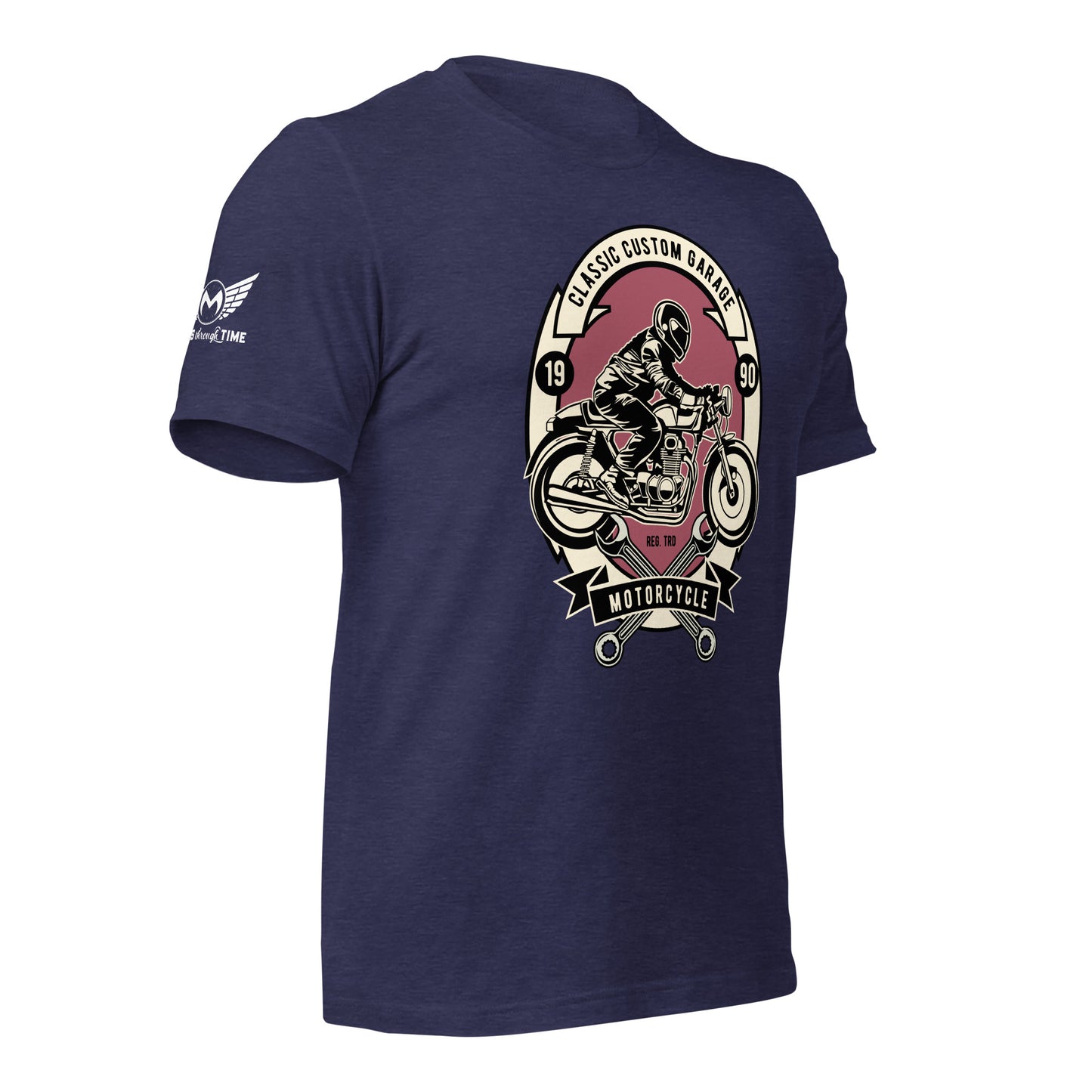 Custom Garage Motorcycle Unisex t-shirt