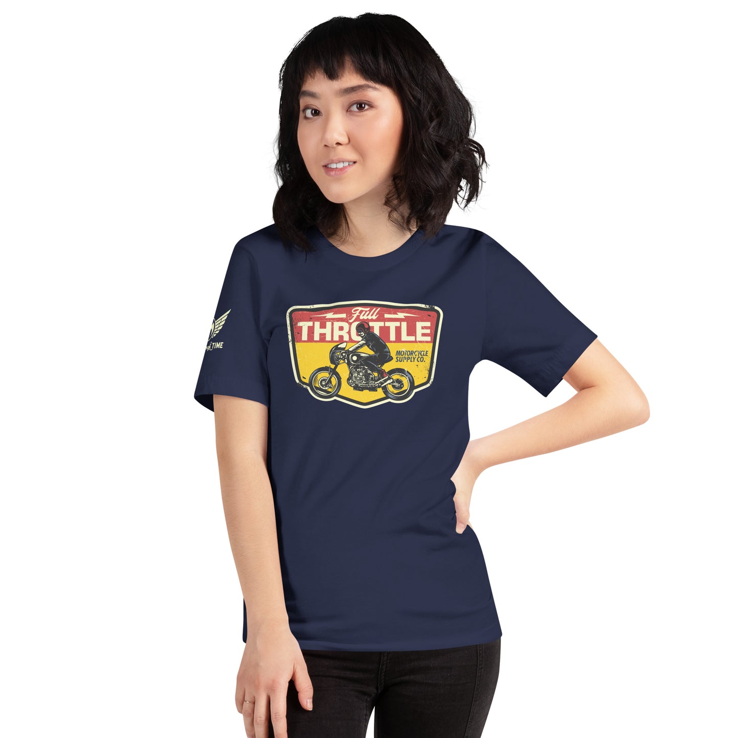 Full Throttle Motorcycle Unisex t-shirt