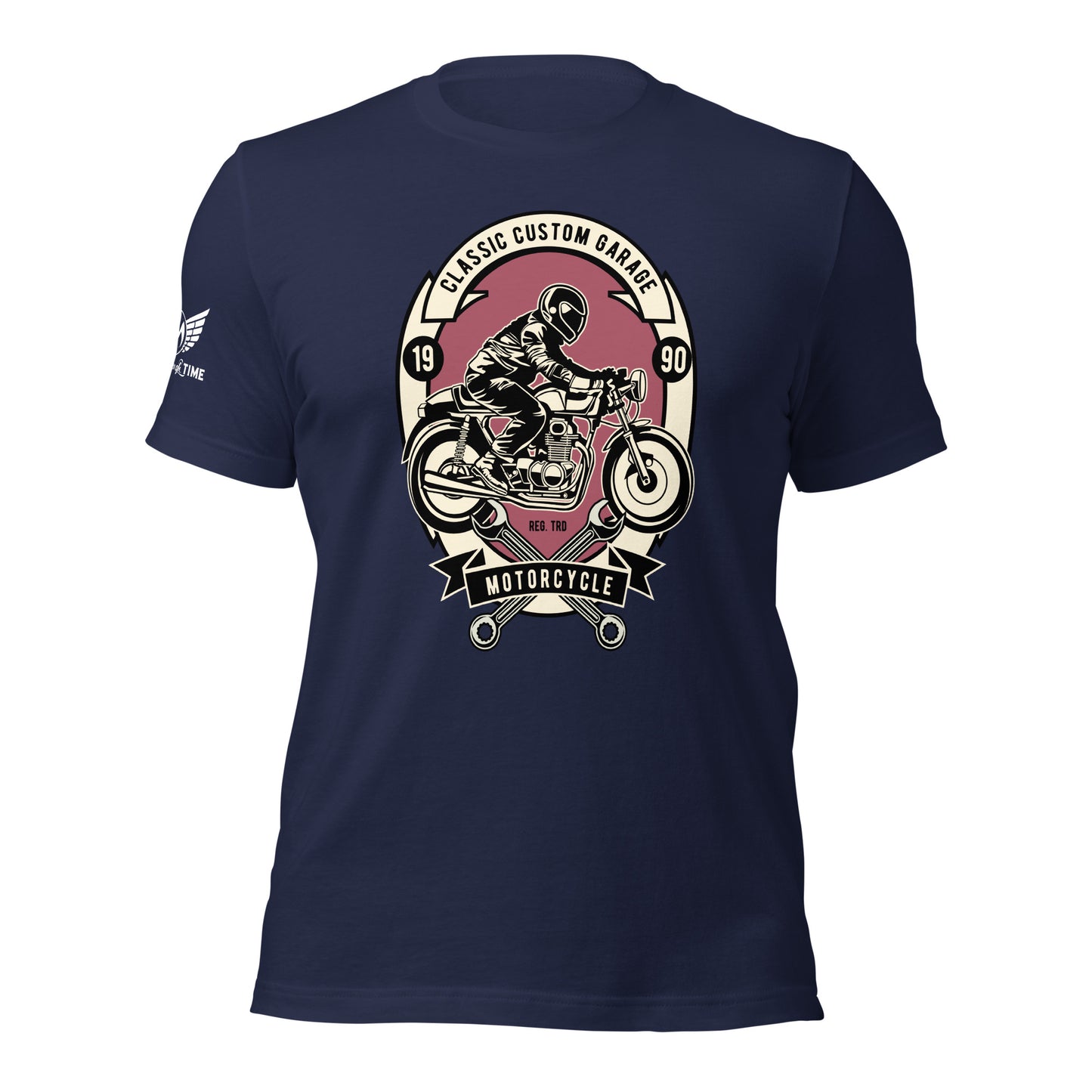 Custom Garage Motorcycle Unisex t-shirt