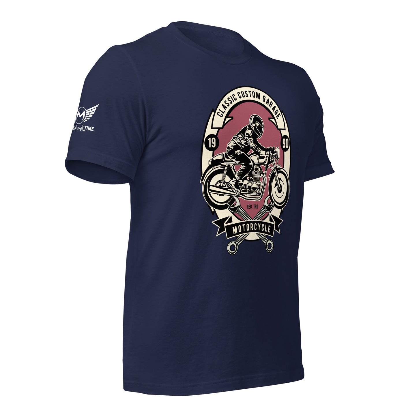 Custom Garage Motorcycle Unisex t-shirt