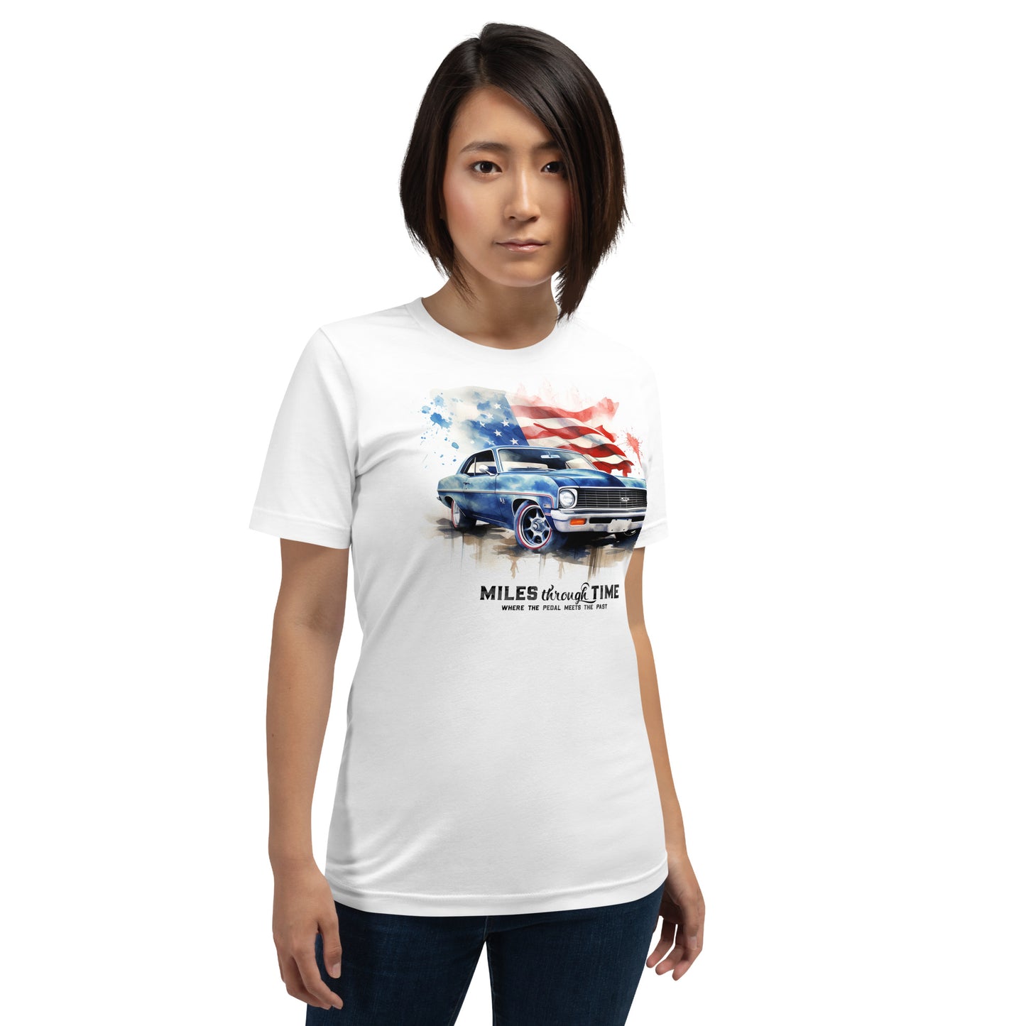 Watercolor American Nova Unisex t-shirt