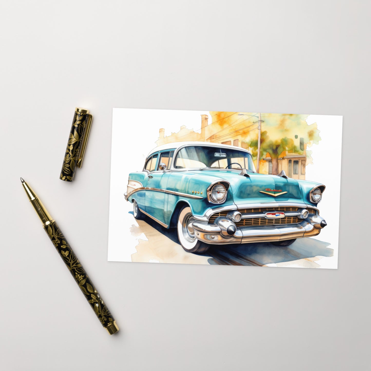 Watercolor Bel Air Greeting card