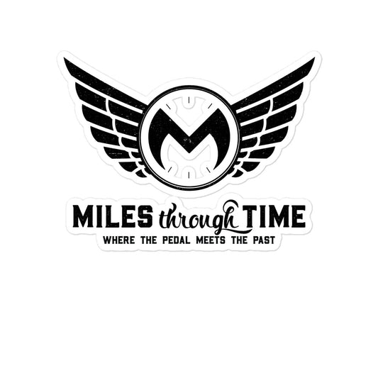 Miles Through Time Logo stickers