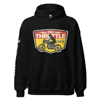 Full Throttle Motorcycle Unisex Hoodie