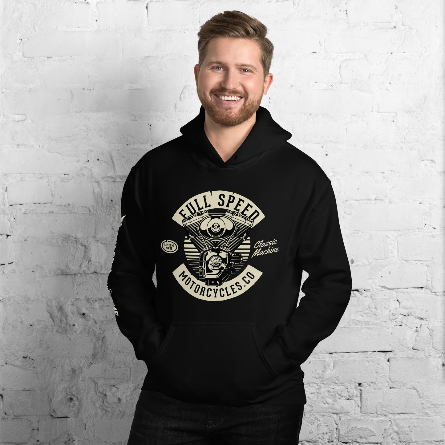 Full Speed Motorcycles Unisex Hoodie