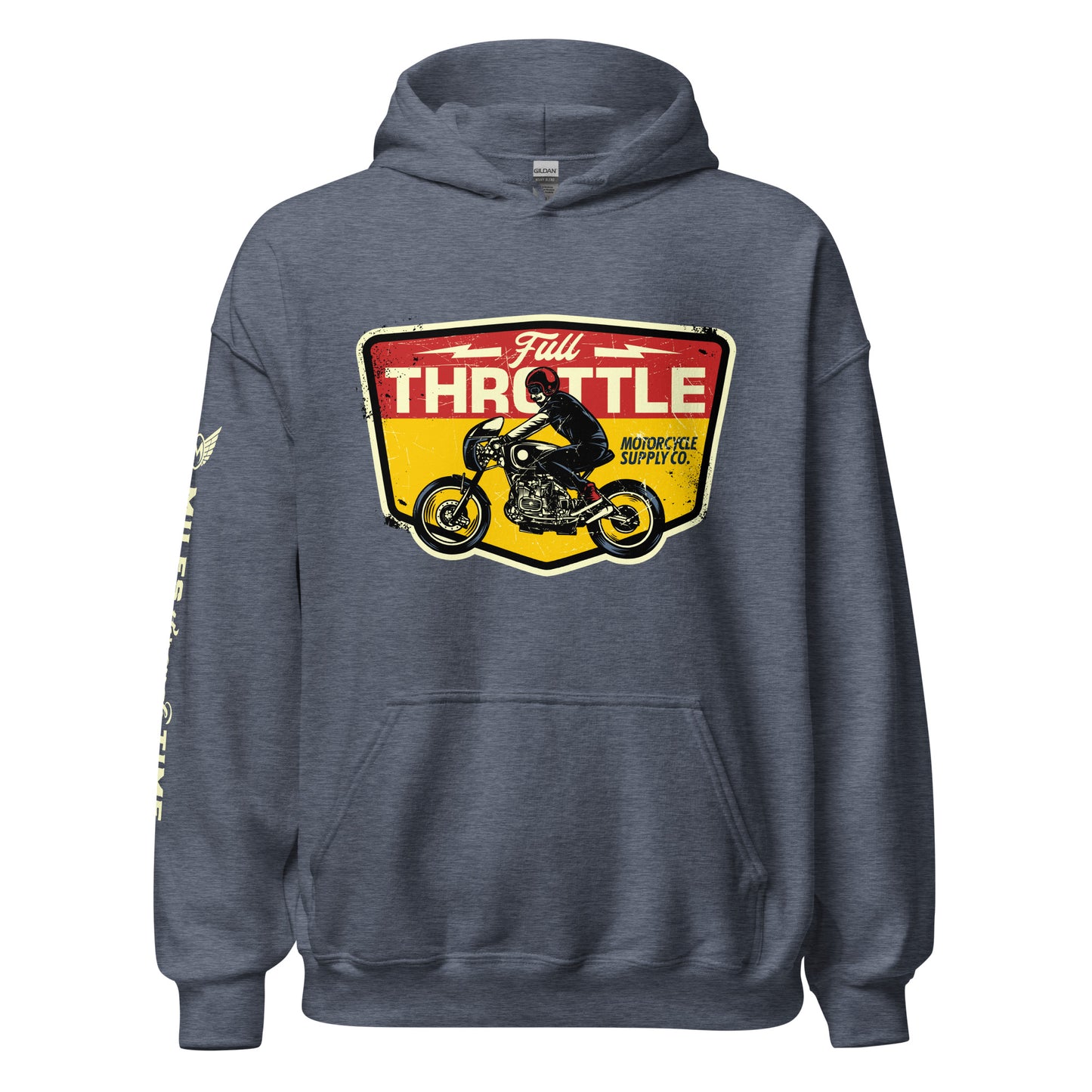 Full Throttle Motorcycle Unisex Hoodie
