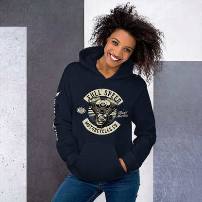 Full Speed Motorcycles Unisex Hoodie