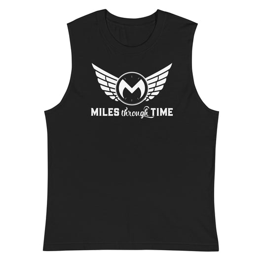 Classic Miles Through Time Logo Unisex Muscle Shirt