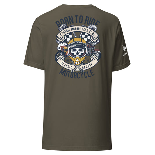 Born to Ride Motorcycle Unisex t-shirt