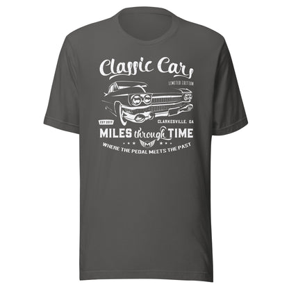 Classic Cars Miles Through Time Unisex t-shirt