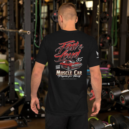 Fast & Loud Muscle Car Unisex t-shirt