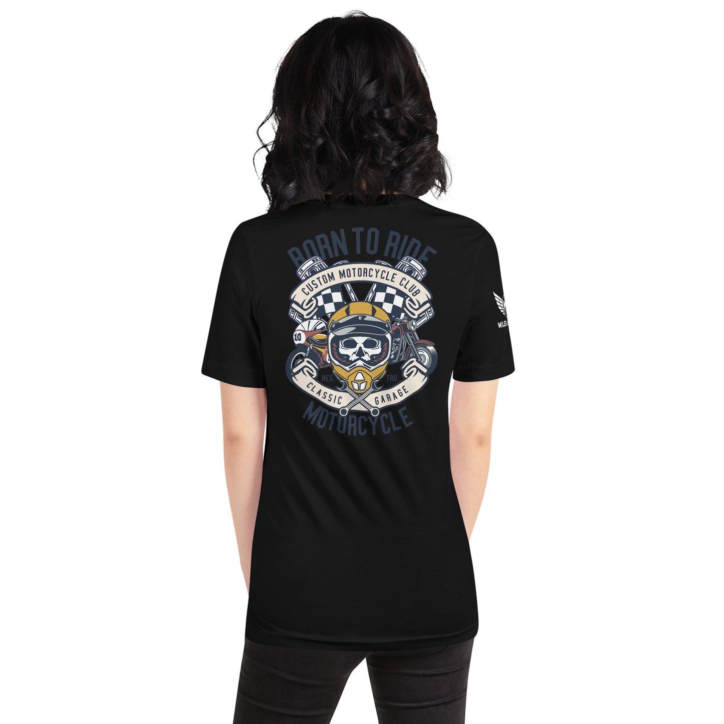 Born to Ride Motorcycle Unisex t-shirt