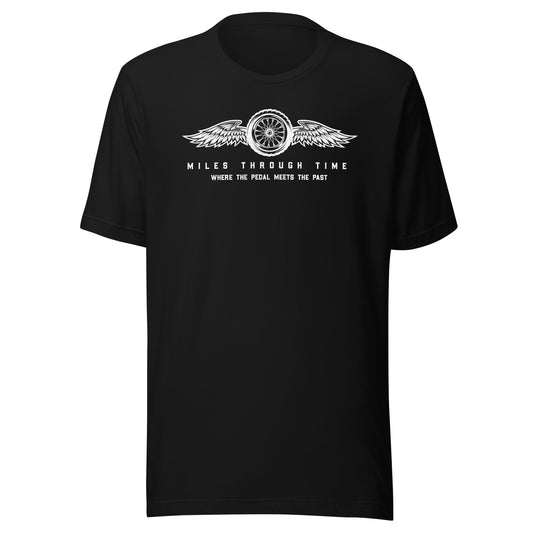 Miles Through Time Wings Unisex t-shirt