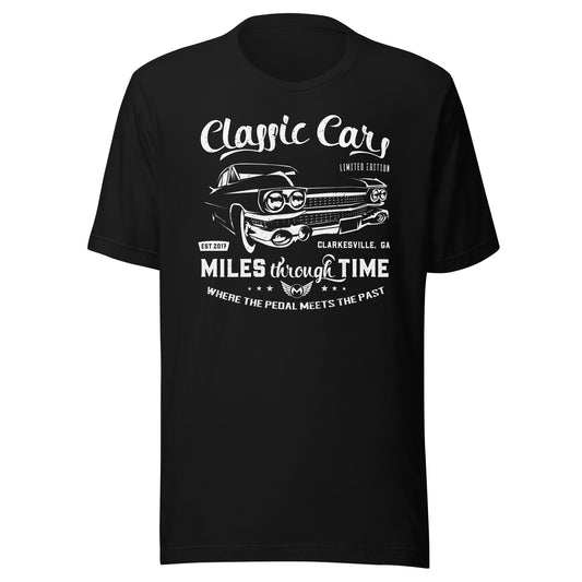Classic Cars Miles Through Time Unisex t-shirt