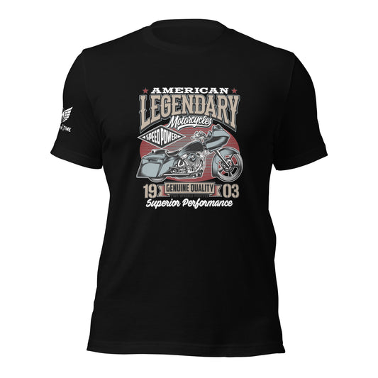 American Legendary Motorcycles Unisex t-shirt